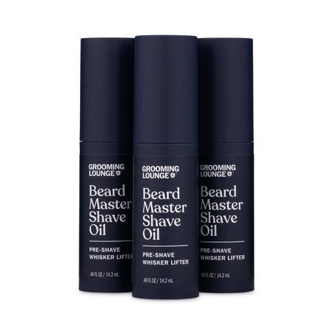 Grooming Lounge Beard Master Shave Oil 3 Pack